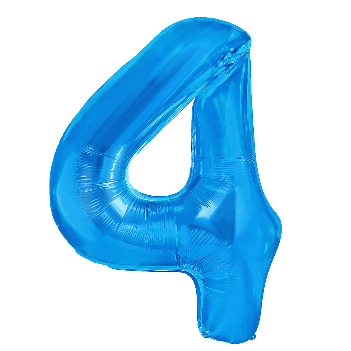 Balon z helem Cyfra 86cm, niebieski