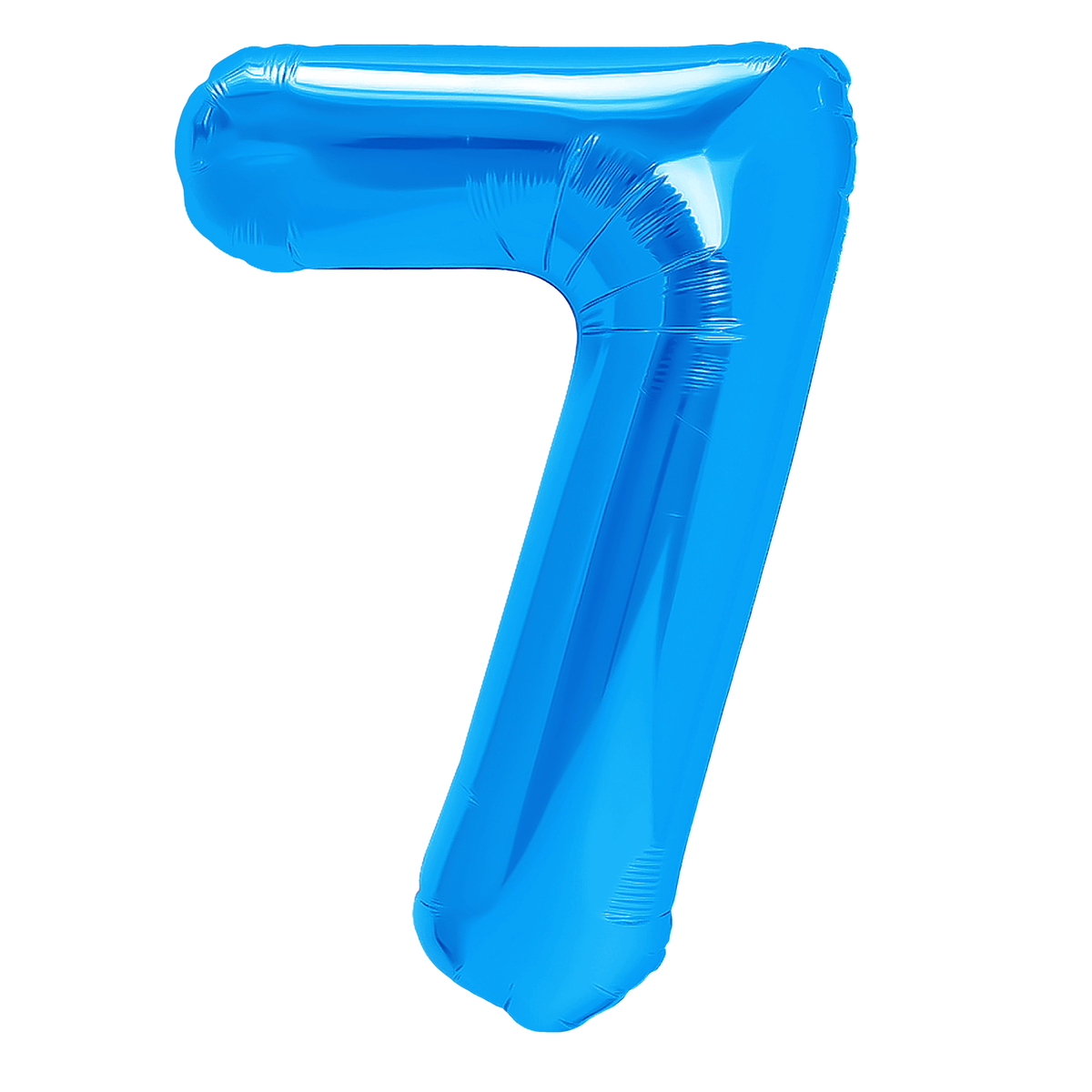 Balon z helem Cyfra 86cm, niebieski