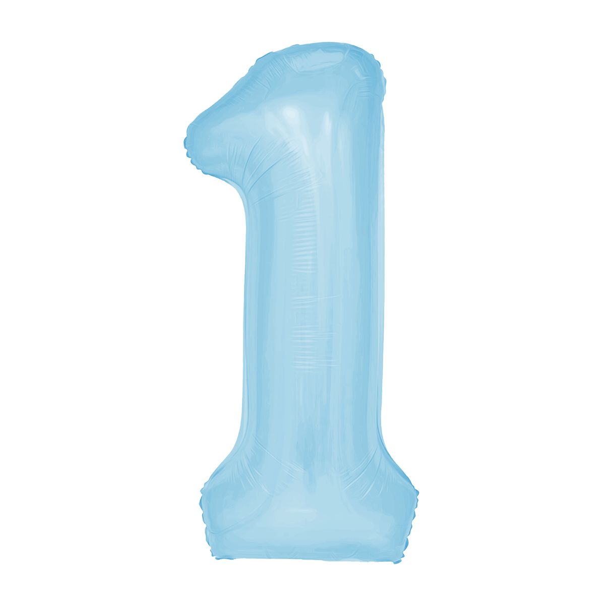 Balon z helem Cyfra 86cm, błękitny