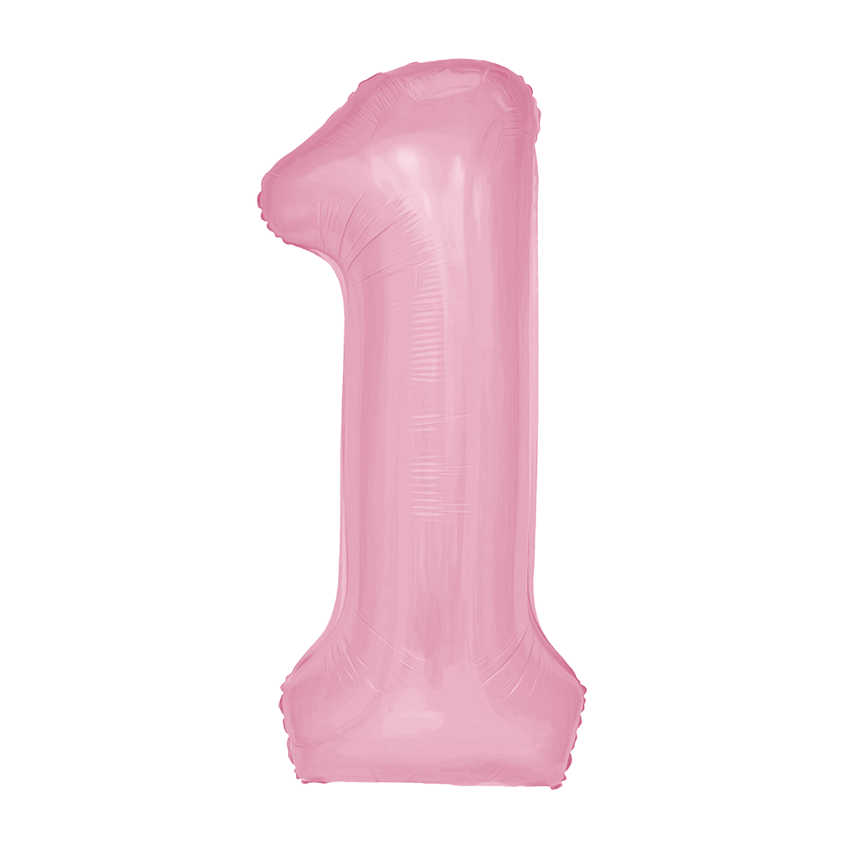 Balon z helem Cyfra 86cm, różowy