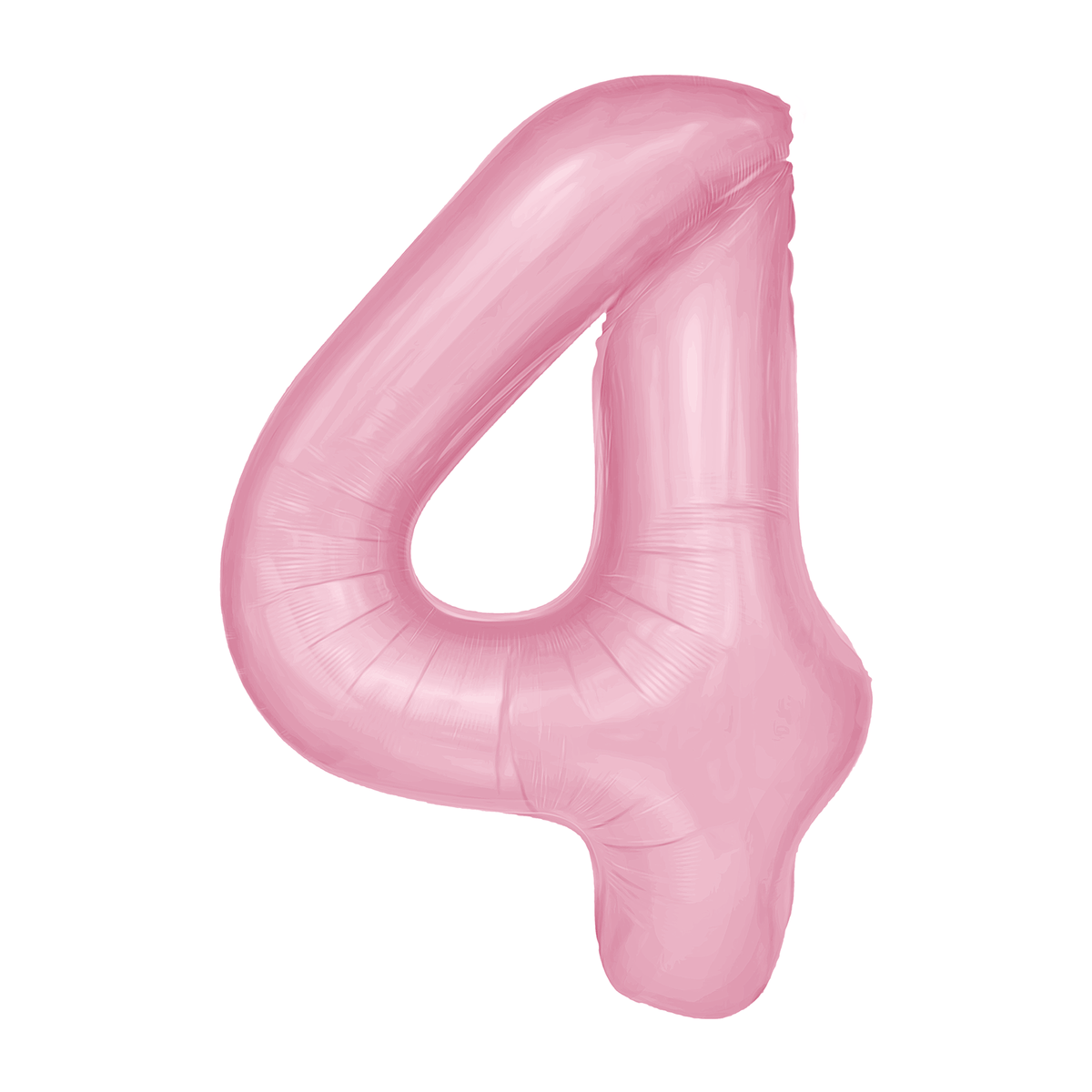Balon z helem Cyfra 86cm, różowy