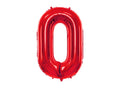 Balon z helem Cyfra 86cm, czerwony