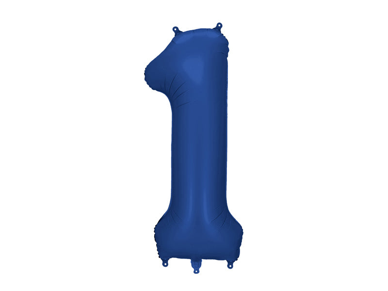 Balon z helem Cyfra 86cm, granat