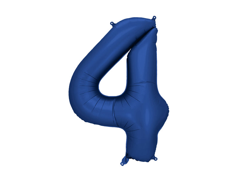 Balon z helem Cyfra 86cm, granat