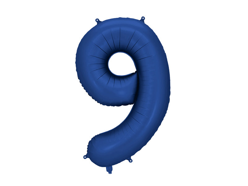 Balon z helem Cyfra 86cm, granat